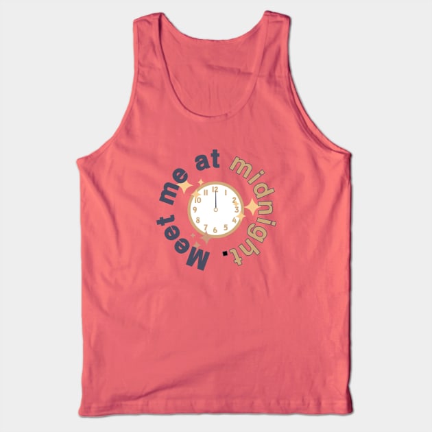 Meet Me At Midnight Blood Moon Tank Top by Likeable Design